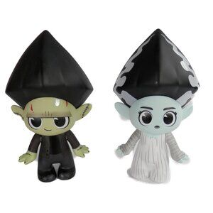Kidrobot Trollify Frankenstein Bride of Frankenstein Figurines 5.5" Horror Movie